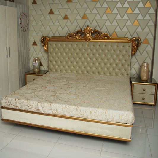 Premium Gold Look Bed