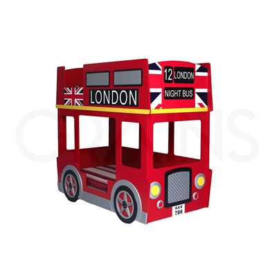 London Bus Bunk Bed with ladder